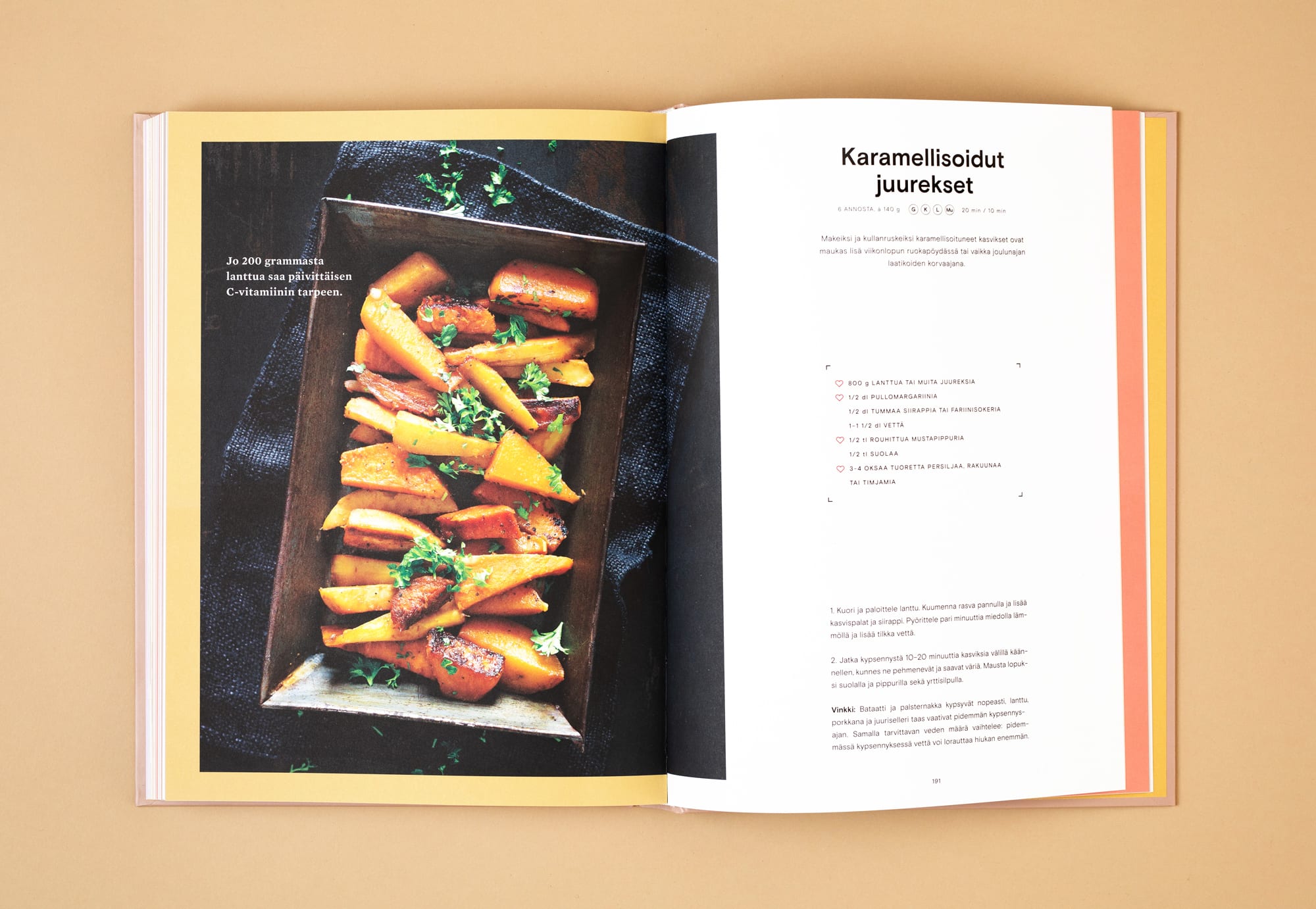 Kaikkea hyvää kirjan aukeama toinen kuva