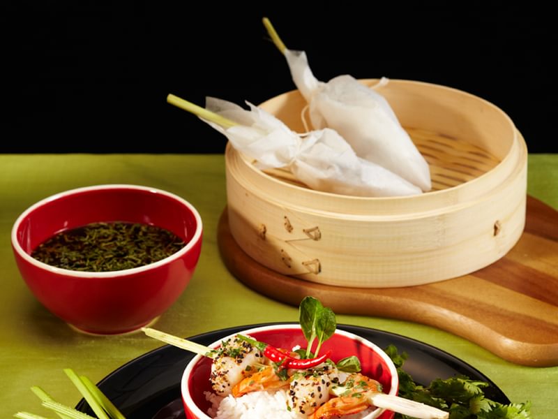 Äyriäisiä vartaassa