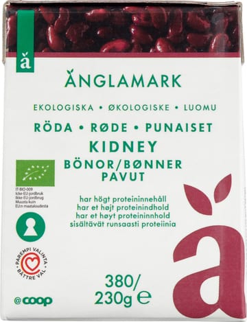 Änglamark Luomu Punaiset kidneypavut
