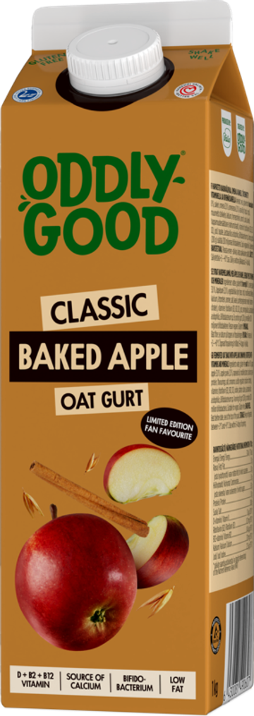 Oddlygood® oat gurt baked apple 1kg