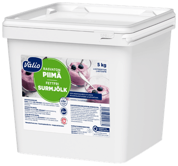 Valio rasvaton laktoositon piimä 5 kg