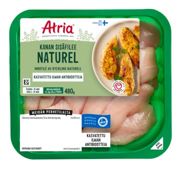 Atria Naturel Kanan Sisäfilee 480g