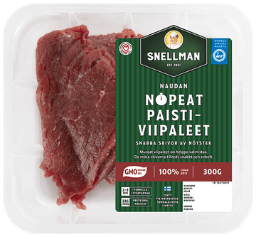 Snellman Naudan nopeat paistiviipaleet 300 g