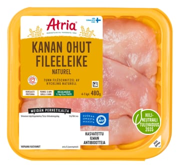 Atria Naturel Kanan Ohut Fileeleike 480g