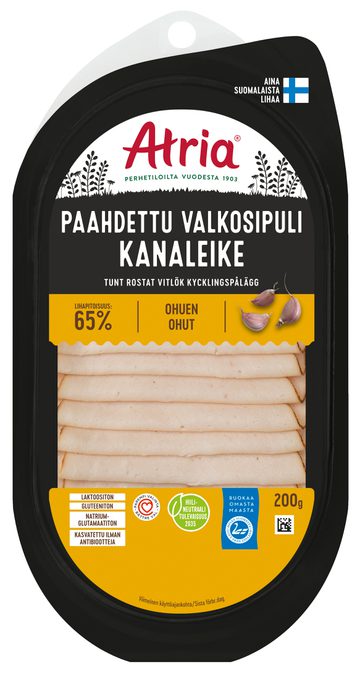 Atria Ohuen Ohut Paahdettu Valkosipuli Kanaleike 200g