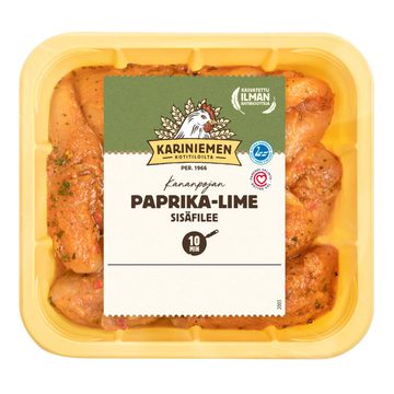 Kariniemen Kananpojan sisäfilee paprika-lime