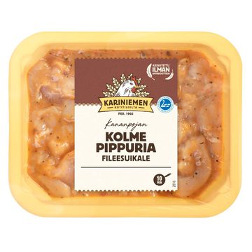 Kariniemen Kananpojan Fileesuikale kolme pippuria