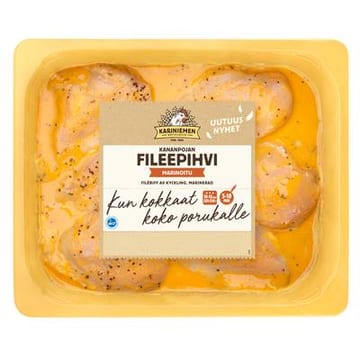 Kariniemen Kananpojan fileepihvi marinoitu
