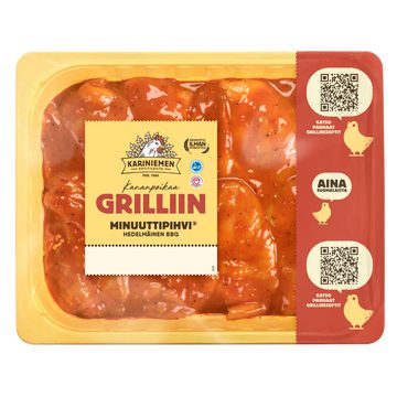 Kariniemen Kananpojan Minuuttipihvi hedelmäinen BBQ