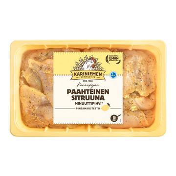 Kariniemen Kananpojan Minuuttipihvi, paahteinen sitruuna
