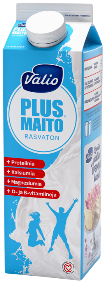 Valio Plus™ rasvaton maito 1 l