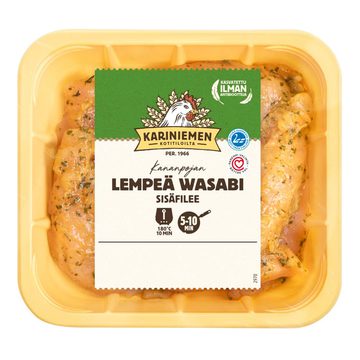 Kariniemen Kananpojan sisäfilee Lempeä Wasabi