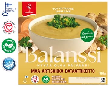 Saarioinen Balanssi Maa-artisokka-bataattikeitto