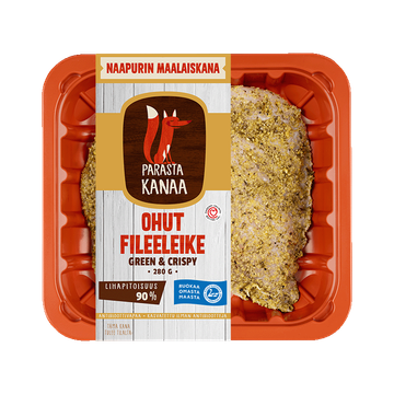 Naapurin Maalaiskanan fileeleike, green&crispy 280g