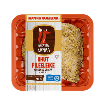 Naapurin Maalaiskanan fileeleike, green&crispy 280g