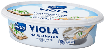 Valio Viola® kevyt 200 g maustamaton tuorejuusto laktoositon