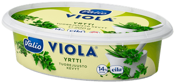 Valio Viola® kevyt 200 g yrtti tuorejuusto laktoositon