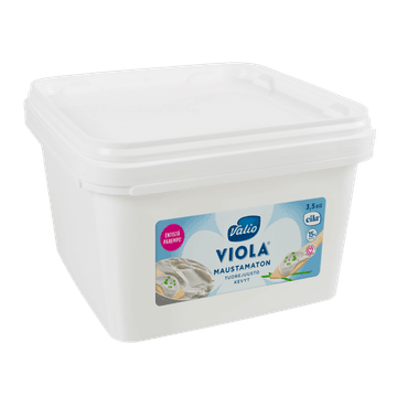 Valio Viola® kevyt 3,5 kg maustamaton tuorejuusto laktoositon