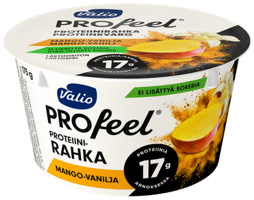 Valio PROfeel® proteiinirahka sokeroimaton 175 g mango-vanilja laktoositon