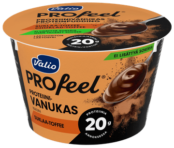 Valio PROfeel® proteiinivanukas 180 g suklaa-toffee laktoositon