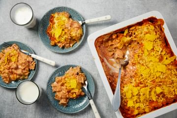 Texmex-pastavuoka kylmävalmistettuna padassa