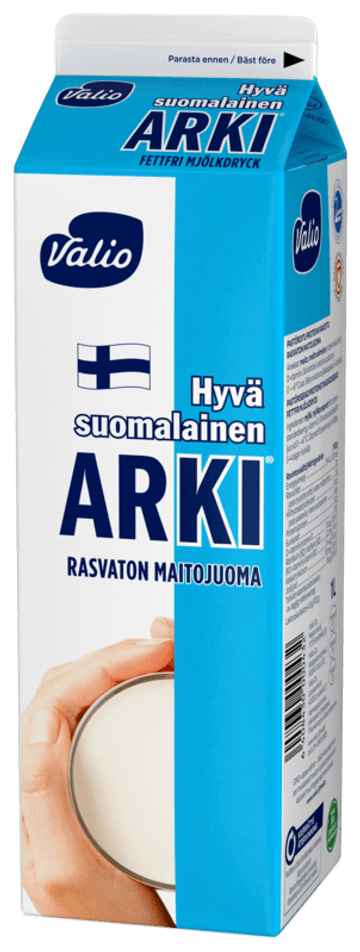 Valio Hyvä suomalainen Arki® rasvaton maitojuoma 1 l