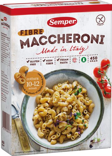 Gluteeniton kuitupitoinen makaroni