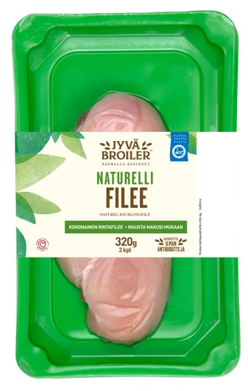 Jyväbroiler Broilerin Filee Naturelli 320g