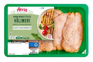 Atria Kanan Minuuttifilee Välimeri 720g
