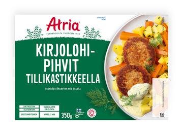 Atria Kirjolohipihvit Tillikastikkeella 350g