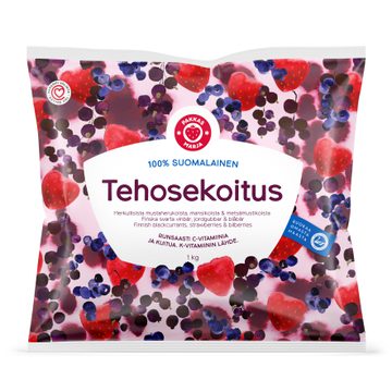 Pakkasmarja 1kg Tehosekoitus suomalaisista marjoista