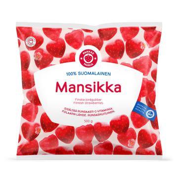 Pakkasmarja 100 % suomalainen mansikka 500g