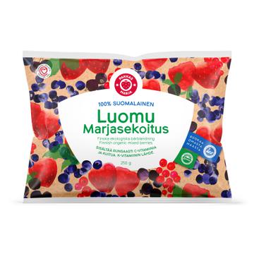Pakkasmarja 100 % suomalainen luomumarjasekoitus 250 g