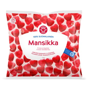 Pakkasmarja 100 % suomalainen mansikka 1kg