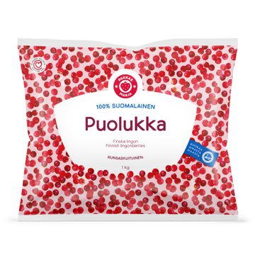 Pakkasmarja 100 % suomalainen puolukka 1 kg