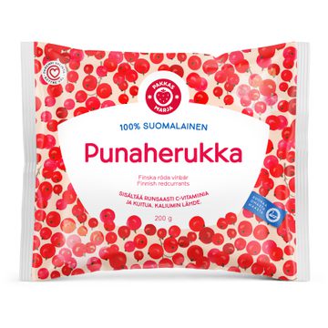 Pakkasmarja 100 % suomalainen punaherukka 200g
