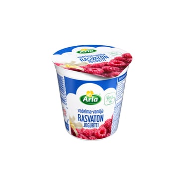 Arla Rasvaton vadelma-vaniljajogurtti 200 g