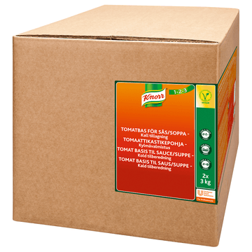 Knorr Tomaattikastikepohja, kylmävalmistus 2x3kg/60 L