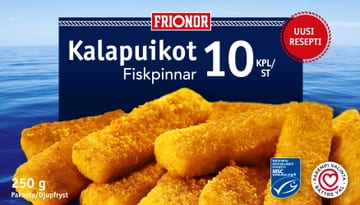 Frionor kalapuikot MSC 250 g