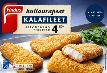 Findus Kullanrapeat kalafileet MSC 360 g
