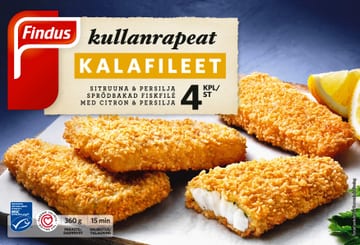 Findus Kullanrapeat kalafileet sitruuna & persilja 360 g