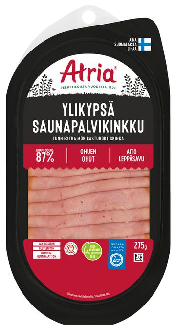 Atria Ohuen Ohut Ylikypsä Saunapalvikinkku 275g