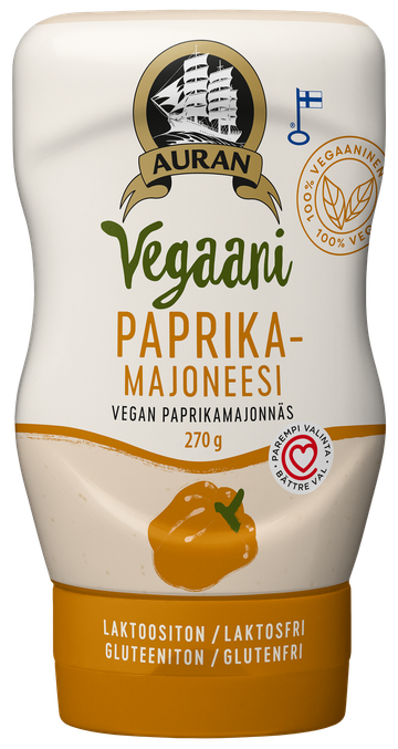 Auran Vegaani paprikamajoneesi 270 g