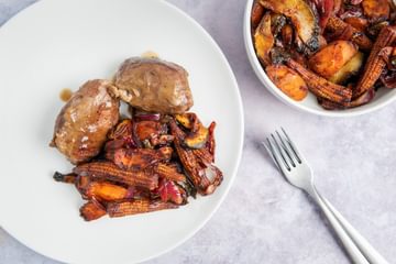 BBQ marinoitua kanaa