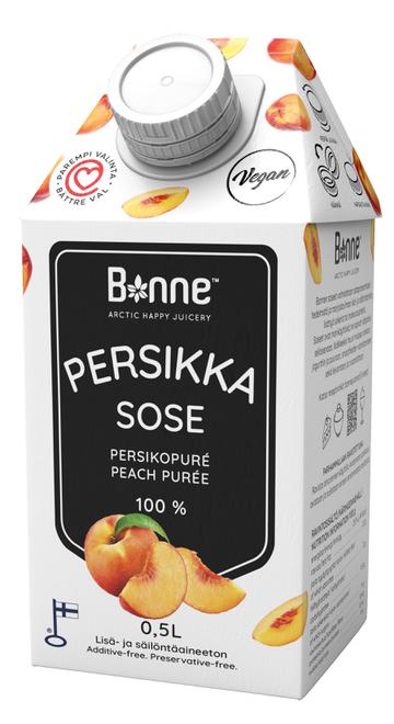 Bonne 100% Persikkasose 0,5 L