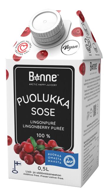 Bonne 100% Puolukka Sose 0,5 L
