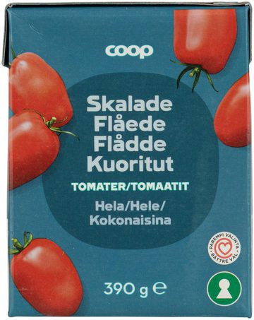 Coop Kuoritut tomaatit kokonaisina