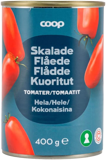 Coop Kuoritut tomaatit kokonaisina