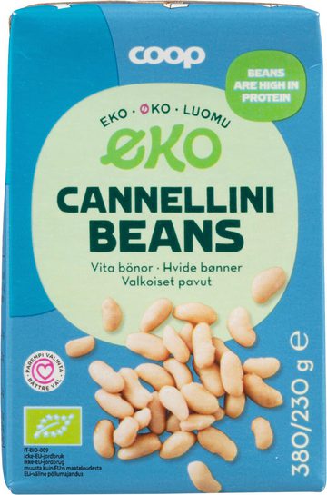 Coop Luomu Cannellini beans Valkoiset pavut