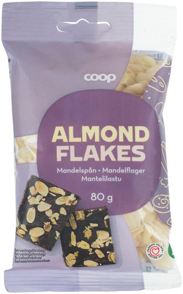 Coop Almond flakes Mantelilastu